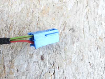 Mercedes Blue 2 Pin 2 Wire Connector 03754511285